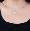 Dove Solitaire Pendant with Chain